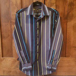 INC International Concepts Striped Button-Up (S)